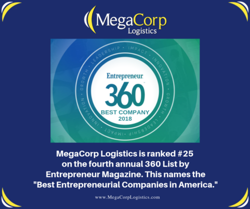 MegaCorp Ranked #25 On Entrepreneur Magazine’s 360 List