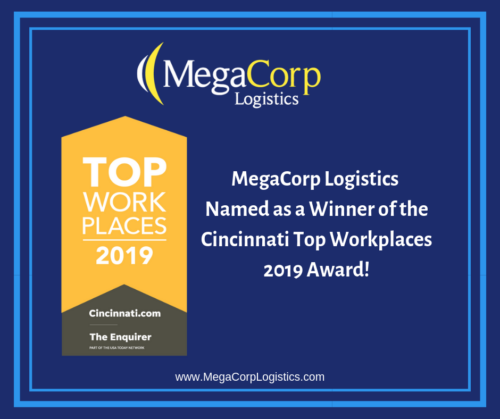 MegaCorp Logistics Is A Top Workplace For 2019
