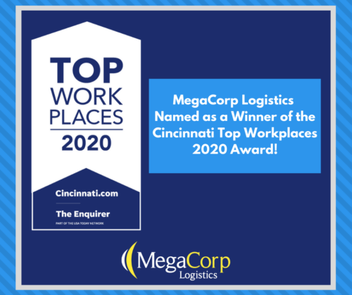 MegaCorp Logistics Is A Top Workplace For 2020