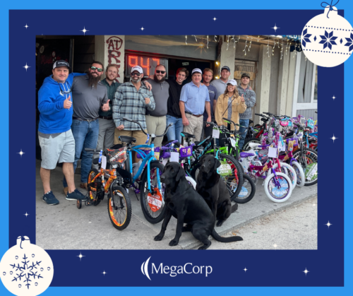MegaCorp Donates 51 Bikes To Local Toys For Tots Drive