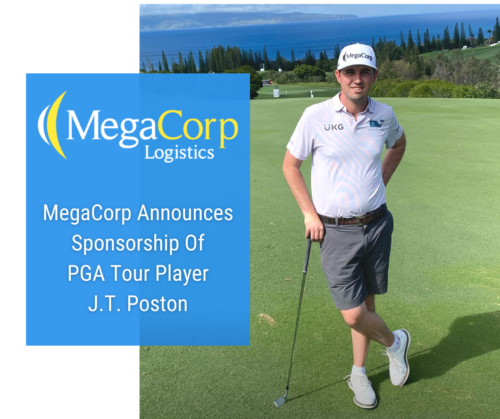 MegaCorp Logistics Sponsors PGA Tour Player J.T. Poston